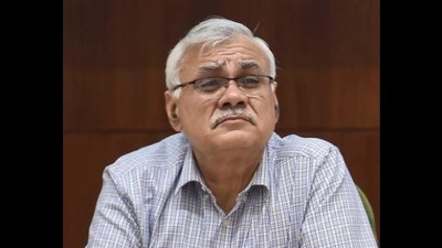 Uttar Pradesh chief secretary Durga Shankar Mishra (For representation only) (HT File Photo) Uttar Pradesh chief secretary Durga Shankar Mishra (For representation only) (HT File Photo)