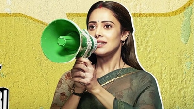 Janhit Mein Jaari movie review: Nushrratt Bharuccha plays a condom-seller in the movie. Janhit Mein Jaari movie review: Nushrratt Bharuccha plays a condom-seller in the movie.