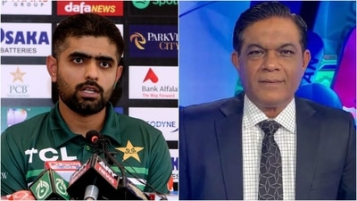 Babar Azam; Rashid Latif (AP/Twitter) Babar Azam; Rashid Latif (AP/Twitter)