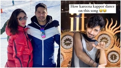 Varun Dhawan shared a video on how Kareena Kapoor would dance to The Punjaabban Song.