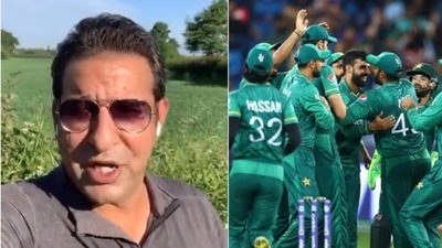 Wasim Akram; Pakistan players in action (Twitter/REUTERS) Wasim Akram; Pakistan players in action (Twitter/REUTERS)