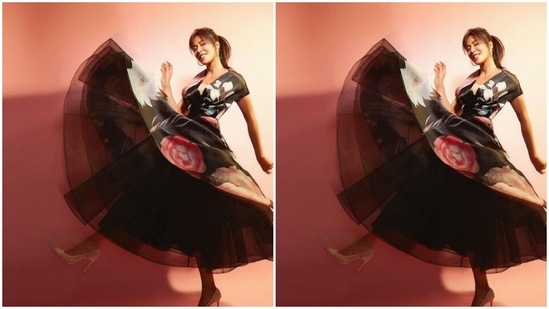 Chitrangda's snippets from her fashion diaries are just too drool-worthy. A few days back, the actor looked gorgeous in a black organza floral dress.(Instagram/@chitrangda)