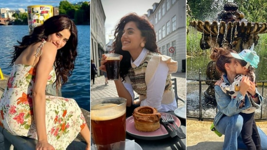 Janhvi Kapoor, Taapsee Pannu and Soha Ali Khan have been sharing pics from vacations on Instagram.