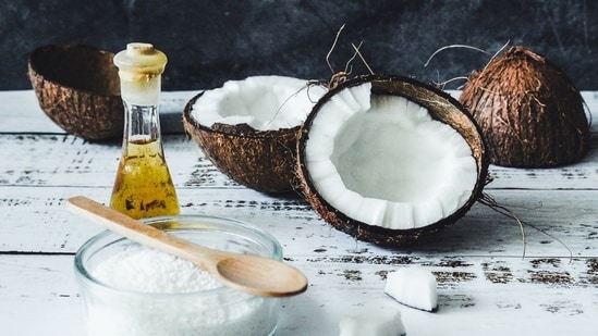 9. Coconut oil - Coconut oil is amazing for dry skin. It can also double up as make-up remover. Applying it before stepping out in sun prevents harmful UV rays from damaging the skin, besides nourishing.&nbsp;(Pexels)