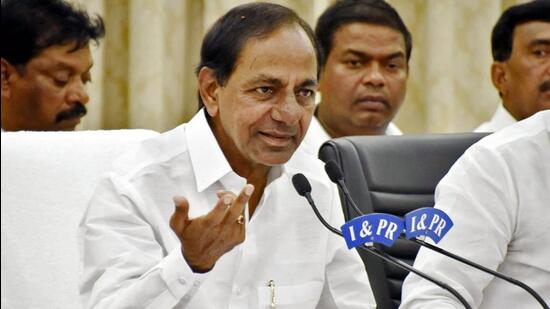 The K Chandrasekhar Rao government in Telangana wrote a letter to the central government last week conveying its decision against the Centre’s 10% coal import rule. (ANI)