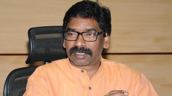 Jharkhand chief minister Hemant Soren. (HT PHOTO.)