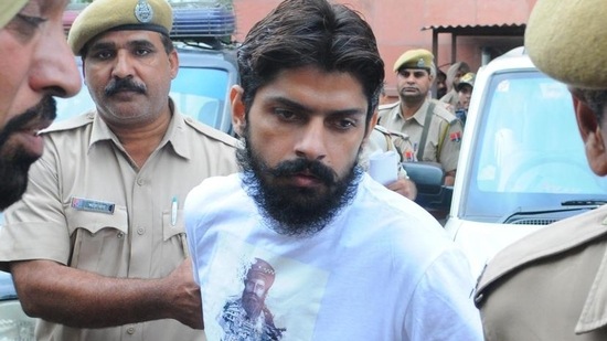 Jailed gangster Lawrence Bishnoi. (HT file) Jailed gangster Lawrence Bishnoi. (HT file)