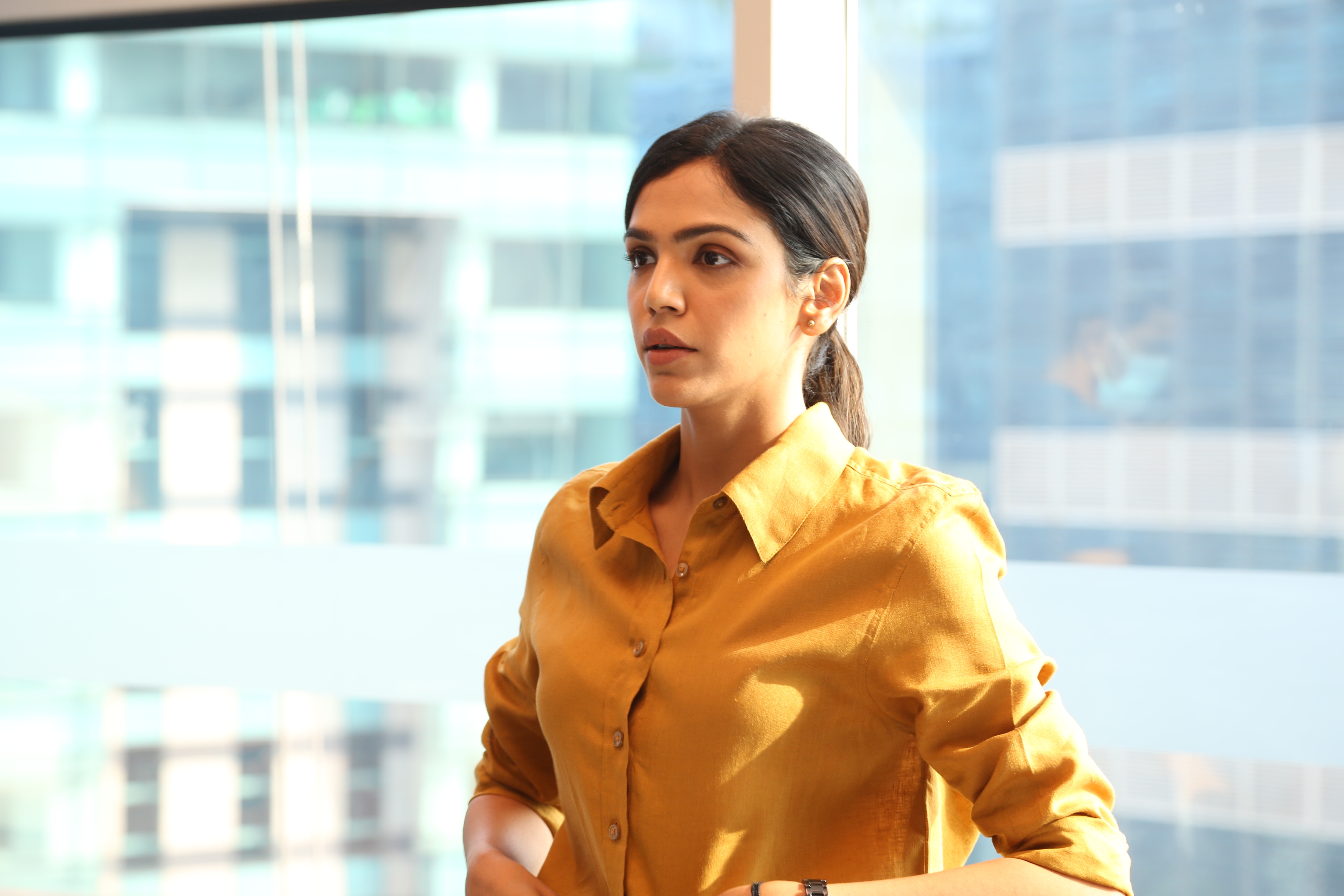 Shriya Pilgaonkar in a still from The Broken News.