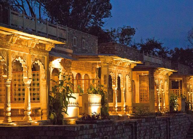 Deo Bagh in Gwalior lit up at night Deo Bagh in Gwalior lit up at night