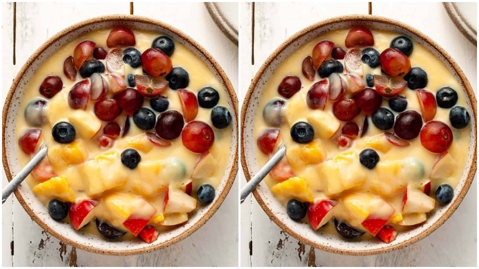 Fruit custard(Pinterest)