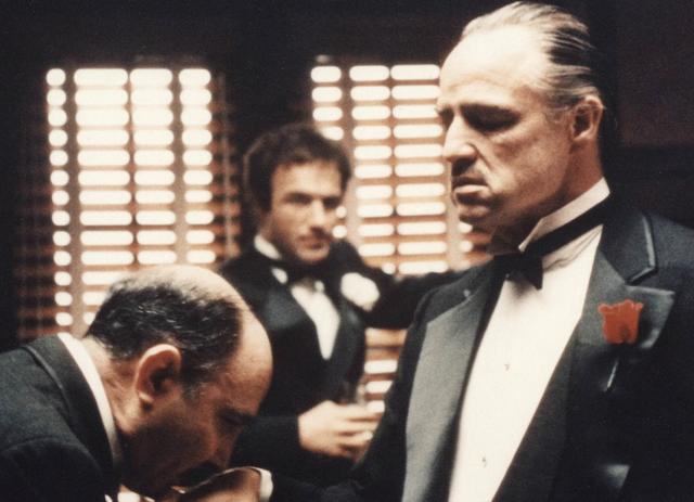 An iconic scene from The Godfather An iconic scene from The Godfather