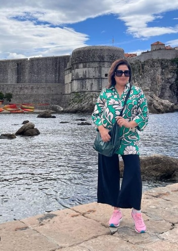 Farah Khan in Croatia.