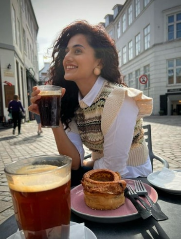 Taapsee Pannu shared a picture from Denmark.