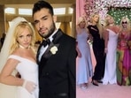 Britney Spears shares pictures from her wedding with Sam Asghari. Britney Spears shares pictures from her wedding with Sam Asghari.