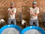 The images are taken from the video shared on Instagram. (Instagram/@robertbrantley_) The images are taken from the video shared on Instagram. (Instagram/@robertbrantley_)