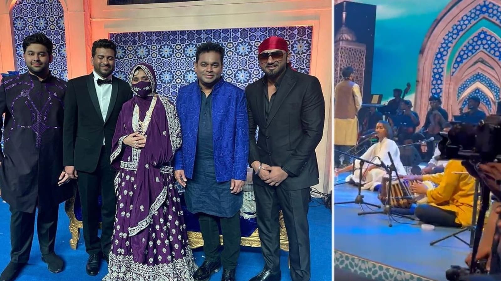 AR Rahman hosts musical wedding reception for daughter Khatija Rahman, Honey Singh blesses couple. Watch