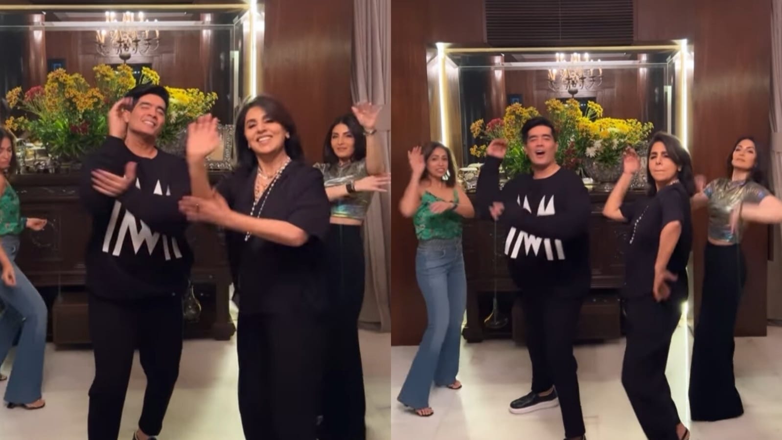 Neetu Kapoor grooves to The Punjaabban song with Riddhima, Karan Johar reacts