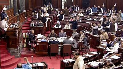 Rajya Sabha election: The BJP’s biggest gain came from Uttar Pradesh where it won the assembly elections in March. (PTI) Rajya Sabha election: The BJP’s biggest gain came from Uttar Pradesh where it won the assembly elections in March. (PTI)