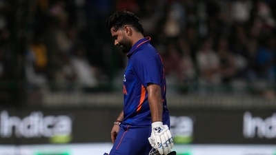 India's captain Rishabh Pant (AP)