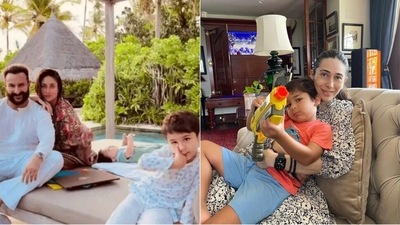 Kareena Kapoor reacted to her sister Karisma Kapoor's post.