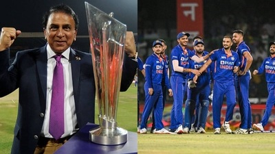 Sunil Gavaskar; Indian team