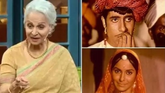 Amitabh Bachchan and Waheeda Rehman worked together in Reshma Aur Shera.