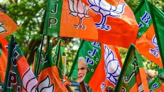 Der Aufstieg der BJP im Rajya Sabha hatte ihre Bilanz von 68 Sitzen Anfang 2018 auf 95 vor dieser Runde der alle zwei Jahre stattfindenden Wahlen angehoben. (PTI-Aktenfoto)