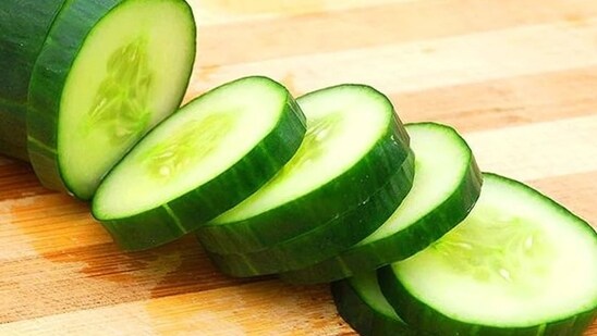 Cucumber: Cucumber is another healthy and hydrating food to include in your diet with 95% water content. They are made up almost entirely of water and also provide a small amount of some nutrients, such as vitamin K, potassium and magnesium(Shutterstock)