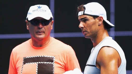 Toni Nadal and Rafael Nadal(Getty)