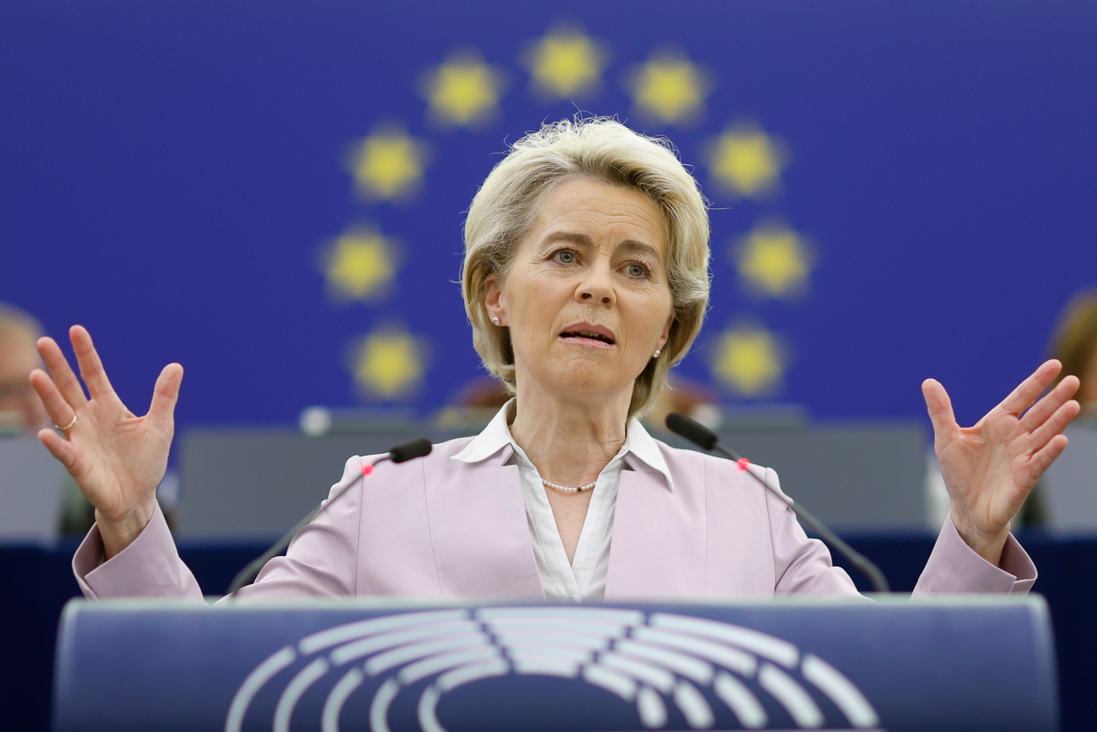 European Commission President Ursula von der Leyen. (AP file photo) European Commission President Ursula von der Leyen. (AP file photo)