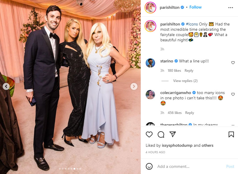 Paris Hilton shared a few more pictures from the wedding.&nbsp;
