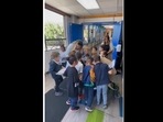 The teacher introduced her baby to her students after coming back from maternity leave. (goodnewscorrespondent/Instagram) The teacher introduced her baby to her students after coming back from maternity leave. (goodnewscorrespondent/Instagram)