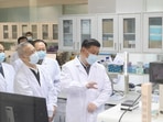 A file photo of Chinese president Xi Jinping at the Academy of Military Medical Sciences in Beijing on March 2, 2020. A file photo of Chinese president Xi Jinping at the Academy of Military Medical Sciences in Beijing on March 2, 2020. 