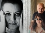 Anupam Kher and Mahima Chaudhary posed for a photo shoot. Anupam Kher and Mahima Chaudhary posed for a photo shoot.