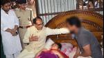 Madhya Pradesh chief minister Shivraj Singh Chouhan met the woman at her residence in Bhopal on Sunday after she fiercely fought her attackers on Friday night. (PTI) Madhya Pradesh chief minister Shivraj Singh Chouhan met the woman at her residence in Bhopal on Sunday after she fiercely fought her attackers on Friday night. (PTI)