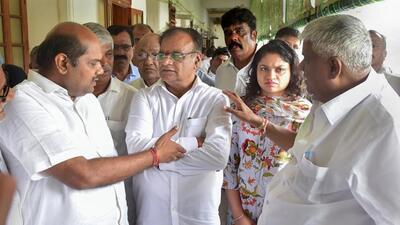 The Janata Dal (Secular) or JD(S) said on Sunday that it would write to the Karnataka assembly speaker to impose a life-long disqualification and ban on two of its legislators for cross-voting in the Rajya Sabha elections. (PTI)