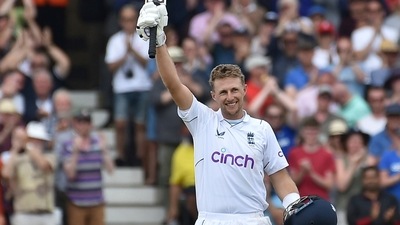 Root scored a century in just 115 balls. (AP) Root scored a century in just 115 balls. (AP)