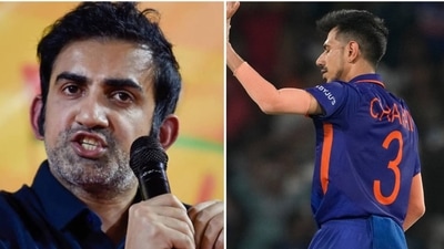 Gautam Gambhir and Yuzvendra Chahal (Getty | AP)
