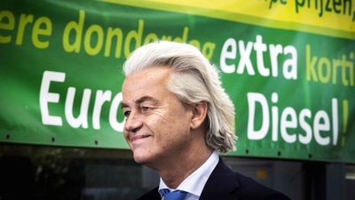 Geert Wilders said he received hundreds of death threats for supporting ‘brave Nupur Sharma’. (AFP) Geert Wilders said he received hundreds of death threats for supporting ‘brave Nupur Sharma’. (AFP)