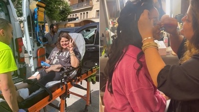 Shraddha Kapoor's team member suffered from a ligament tear amid Spain shoot. Shraddha Kapoor's team member suffered from a ligament tear amid Spain shoot.