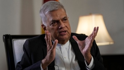 Sri Lanka's new prime minister Ranil Wickremesinghe. (AP)