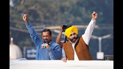 In the 2022 Punjab assembly polls, the AAP won all nine assembly segments under the Sangrur Lok Sabha seat. (PTI/FILE)