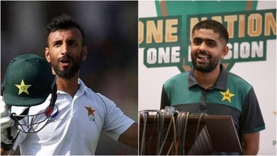 Shan Masood; Babar Azam (AP) Shan Masood; Babar Azam (AP)