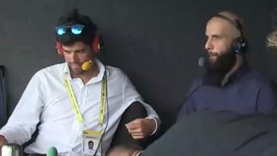 Alastair Cook (L) and Moeen Ali (Twitter) Alastair Cook (L) and Moeen Ali (Twitter)