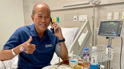 Philippines defense secretary Delfin Lorenzana. (@del_lorenzana) Philippines defense secretary Delfin Lorenzana. (@del_lorenzana)