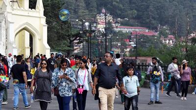 As many as 425 littérateurs from around 15 countries are expected to convene at Shimla, the Queen of Hills, during the three-day international literature festival ‘Unmesha’, which is slated to take place from June 16 to 18. (Deepak Sansta / HT)