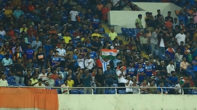 Fans during AFC Asian Cup qualifiers at the Vivekananda Yuba Bharati Krirangan (Twitter/IndianFootball) Fans during AFC Asian Cup qualifiers at the Vivekananda Yuba Bharati Krirangan (Twitter/IndianFootball)