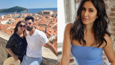 Katrina Kaif reacts to Farah Khan's new picture with Vicky Kaushal. Katrina Kaif reacts to Farah Khan's new picture with Vicky Kaushal.