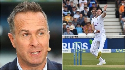 Michael Vaughan; James Anderson (AP) Michael Vaughan; James Anderson (AP)