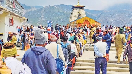 In the 40 days since the Char Dham Yatra began on May 3, 1.94 million pilgrims have visited the four holy sites in Uttarakhand’s upper reaches. (FILE)